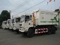 勾臂式垃圾車-5臺(tái)東風(fēng)御龍25噸勾臂式垃圾車