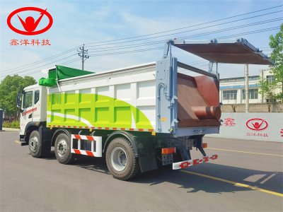 東風(fēng)華神小三軸平推污泥自卸車（帶營運）